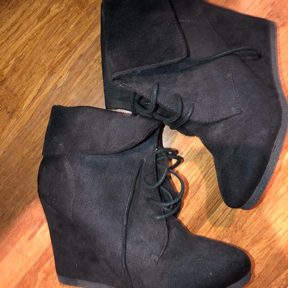 Lace up Sneaker Wedges